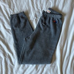 Aviator Nation Logo Sweatpants Heather Grey